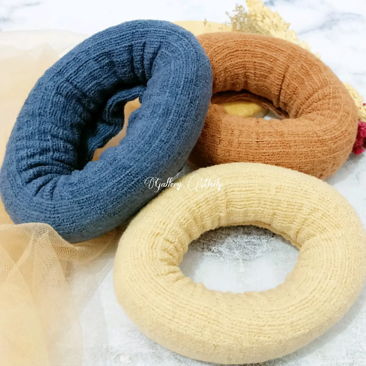 Ikat Rambut Donat Super Jumbo dan Tebal KT28-1 scrunchies Scrunchie