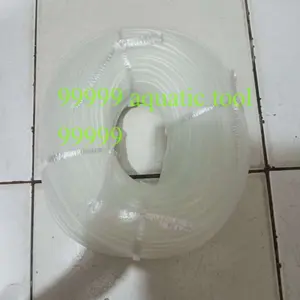 Selang silikon meteran aerator airator co2 udara aquarium aquascape per meter selang susu silicone per meter