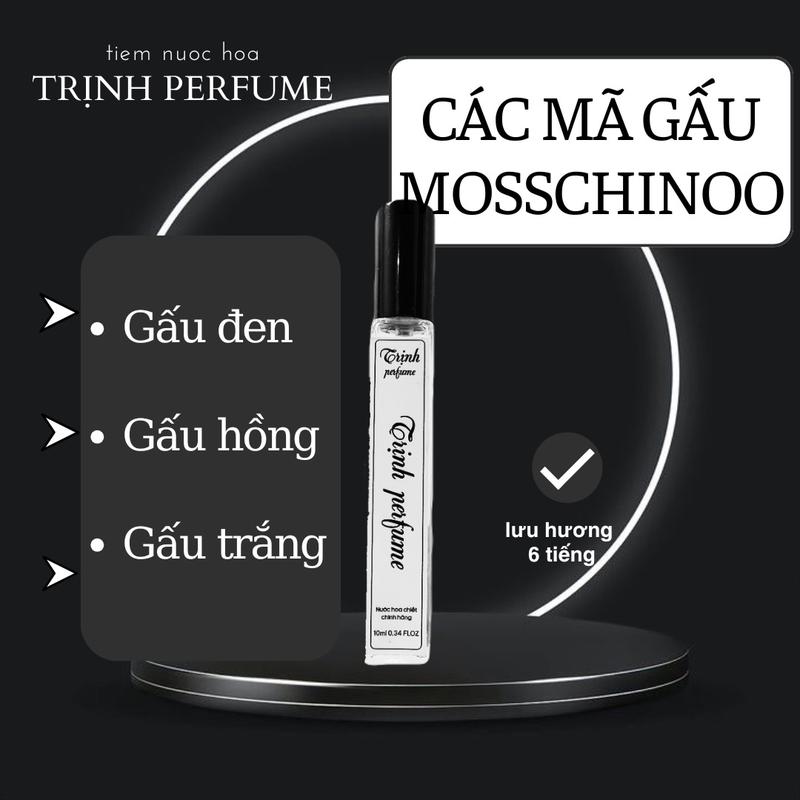 nước hoa 10ml Gấu mosschinoo các mã Nước Hoa Perfume Nữ Cosmetic Xịt Thơm