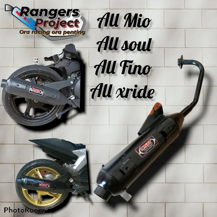 knalpot standar racing Mio soul Fino xride Motor