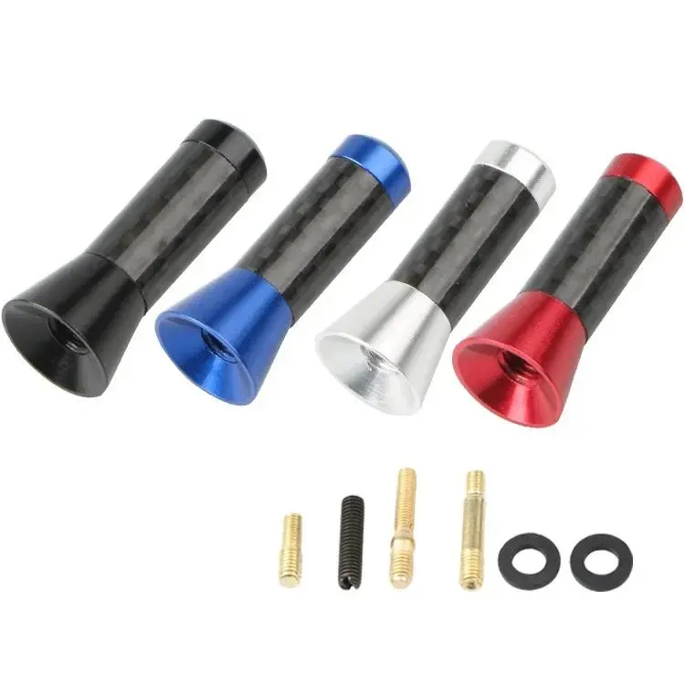 Car Antenna Signal Carbon Fiber Antenna Car Radio Antennas Metal Aluminum Short Long Antenna Decoration