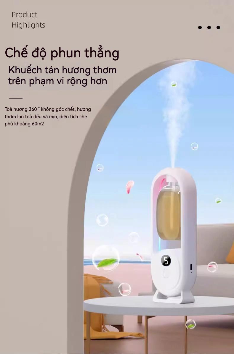 Product Introduction of Máy phun sương tinh dầu thiên nhiên nguyên chất – Công nghệ ẩm tối ưu, phân tán hương thơm an thần, tạo không gian sống trong lành, thư giãn tuyệt vời cho phòng ngủ, văn phòng, spa, yoga 6