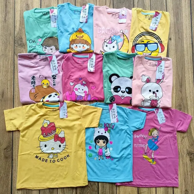 KAOS IMPORT ANAK 1 - 7 TAHUN ( 3 PCS ) 1