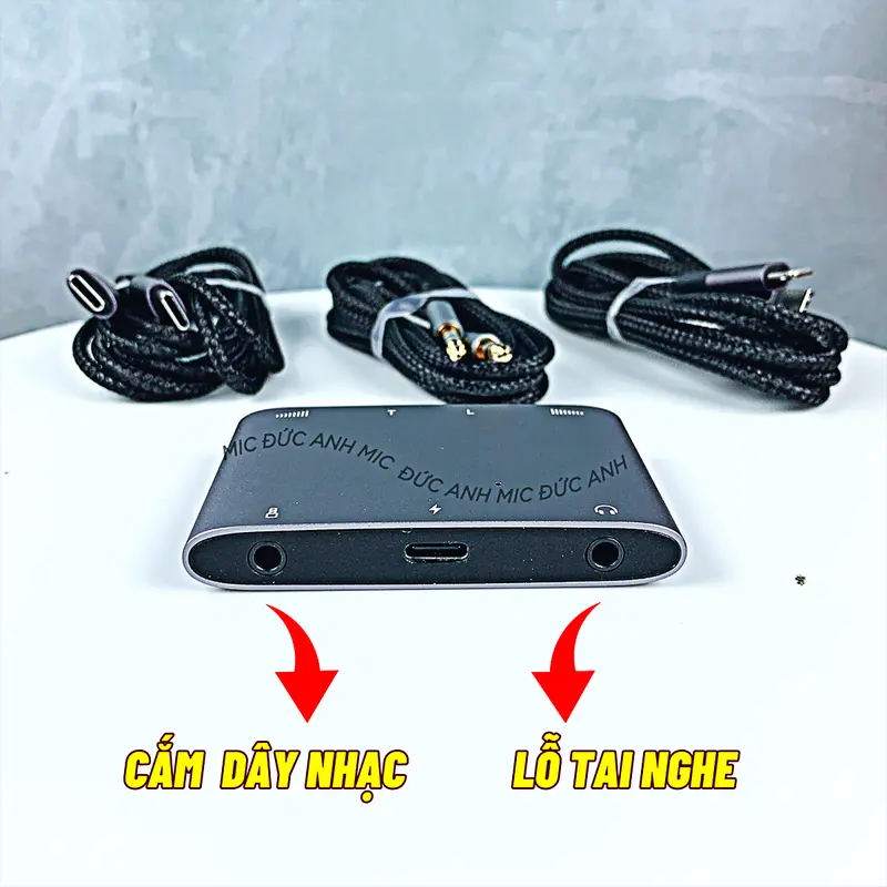 Box Livestream Stereo LT12 (Logo KA Chinh Hang) Phụ Kiện Âm Thanh Thu Âm Chất Lượng Cao Dùng Cho Androi, IP Vừa Sạc Vừa Live Kiêm Đàm Thoại 2 Chiều 1