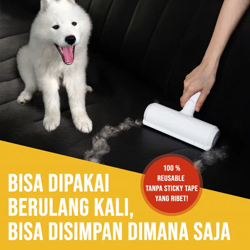 NEOSAVA Pet Hair Removal Roller anjing kucing Pembersih Bulu Roller Hewan / Baju / Debu / Karpet 4