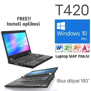 HARGA PROMO!!! Laptop T420 Intel Core i5 RAM 8GB SSD 256GB - Windows 10