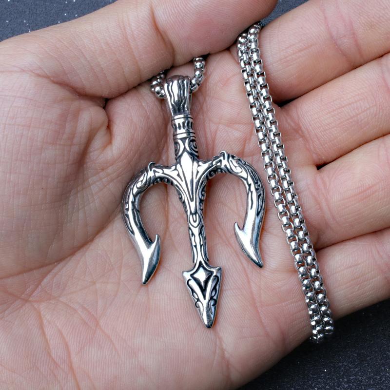 Product Introduction of 60CM Harpoon Necklace With Stainless Steel Necklace For Men And Women 8