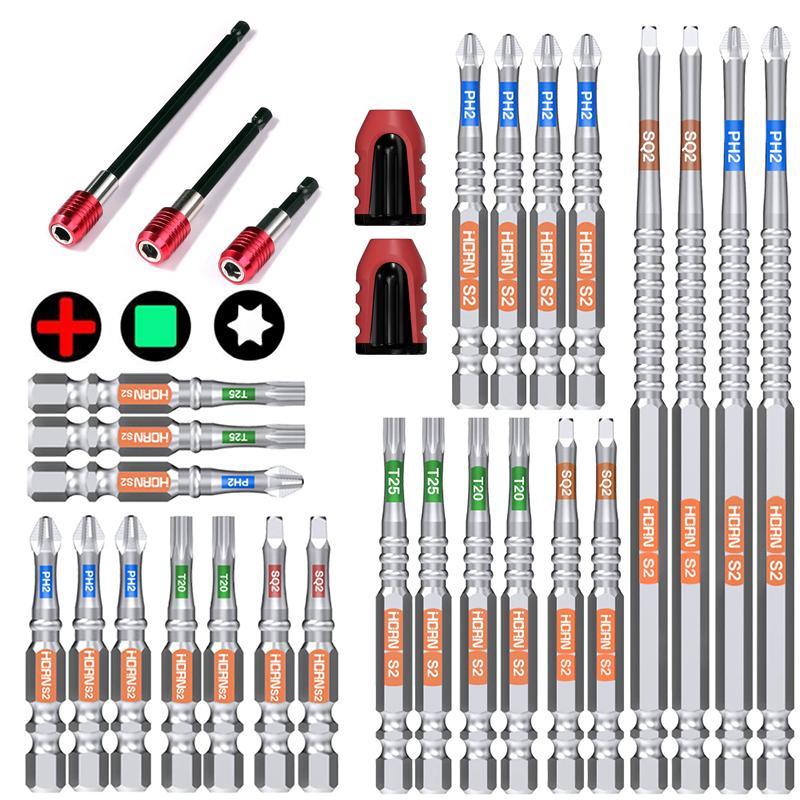 Product Introduction of Multipurpose Screwdriver Bit Set, Magnetic Screwdriver Bit Set, High Strength Impact Resistant Non-slip Screwdriver Bit Set, Hand Tool Accessories 0