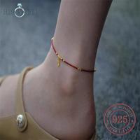 Gambar HIWANGO Hadiah Gelang Kaki Tipis Tali Kepang Keberuntungan - Merah dari HIWANGO Kab. Gresik 4 Tokopedia