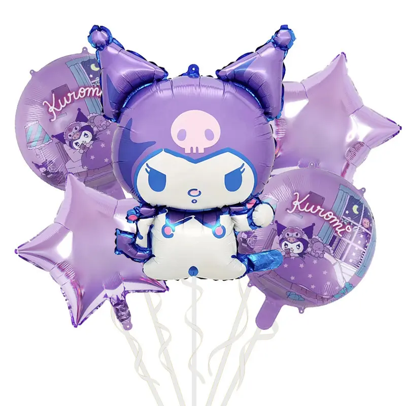 Sanrio Clow M Balloon Melody Cinnamoroll Babycinnamoroll Cartoon Aluminum Foil Balloon Birthday Decorations