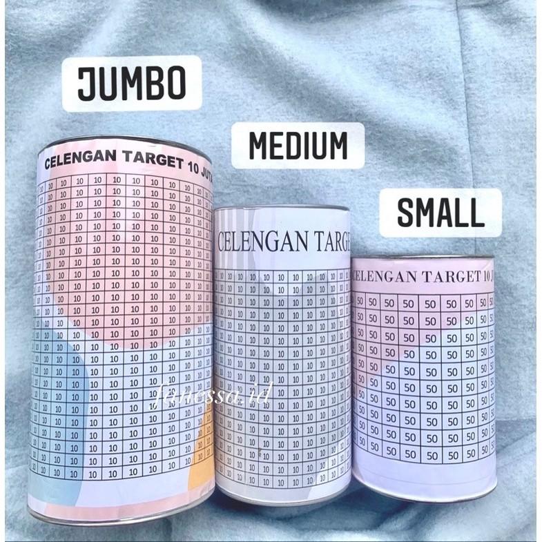 TERLARIS CELENGAN TABUNGAN TARGET MODEL BULAT KARAKTER UK M 2