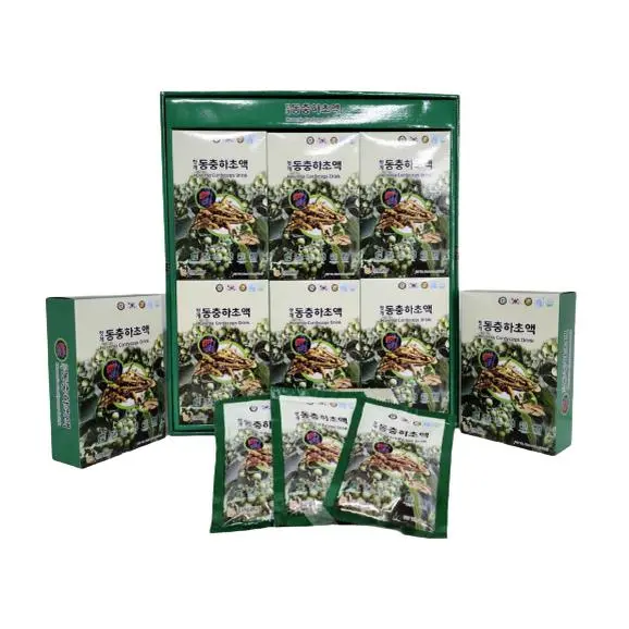 Nước Bổ Gan Đông Trùng Hạ Thảo Jeong Won Hàn Quốc, Hộp 30 Gói * 70ml, Giúp Thải Độc, Mát Gan 1