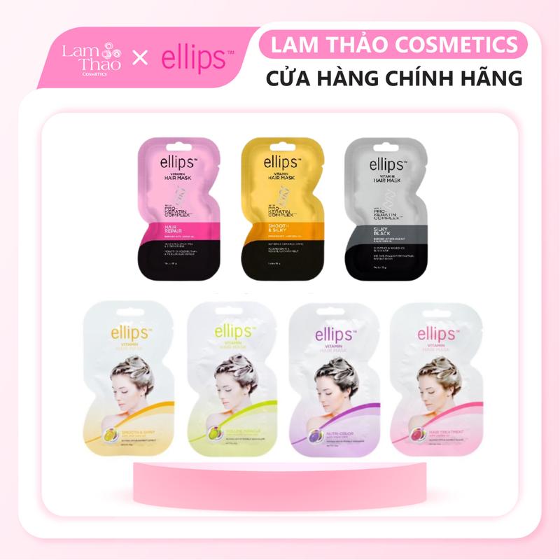 Kem Ủ Dưỡng Tóc Ellips Hair Mask 18g Nữ Women