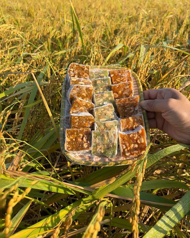 Combo Chè Lam Hải Hoà Truyền Thống 3 Vị Kẹo Mật, Nếp, Gấc 1,5kg - Food chè lam ngon bắc giang 4