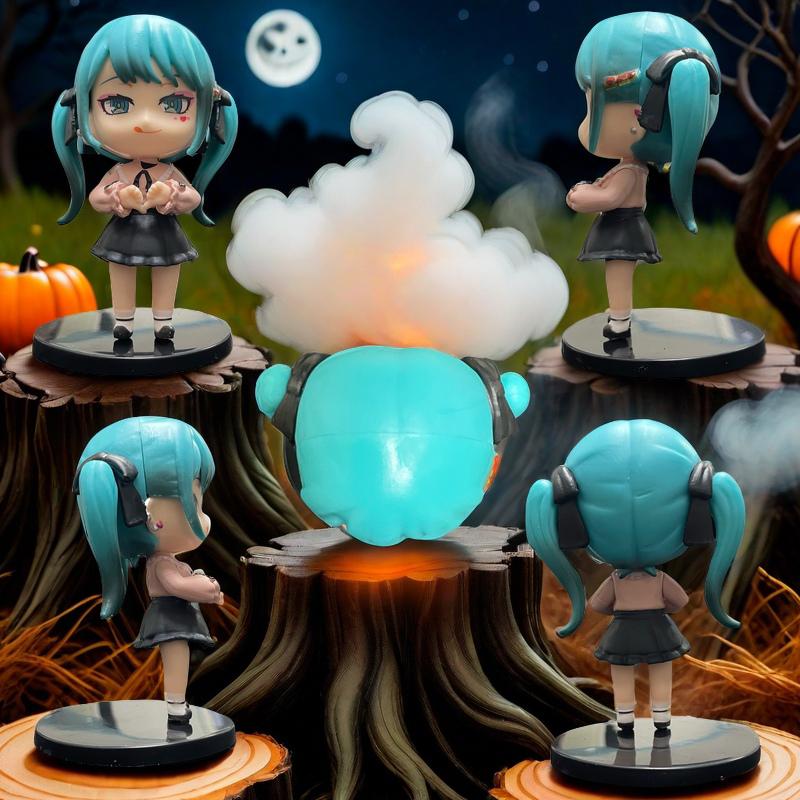 Product Introduction of Mô Hình Nhân Vật Hatsune Tương Lai, Hàng Mới Về, 6 Mũ Nhỏ Quà Tặng Hàng Hóa Anime, Bộ Dụng Cụ Nhà Để Xe Ô Tô, Đồ Trang Trí Mô Hình, Bộ Sưu Tập 1417 Người 12