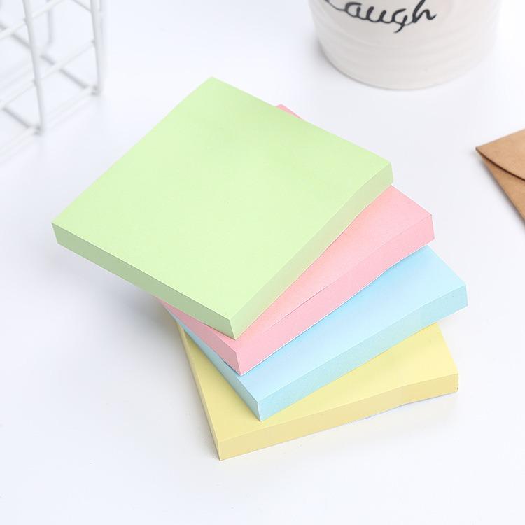 Memo Note Pad Sticky Notes Pastel Polos GS-ST0028 Biru Kuning - Shop ...