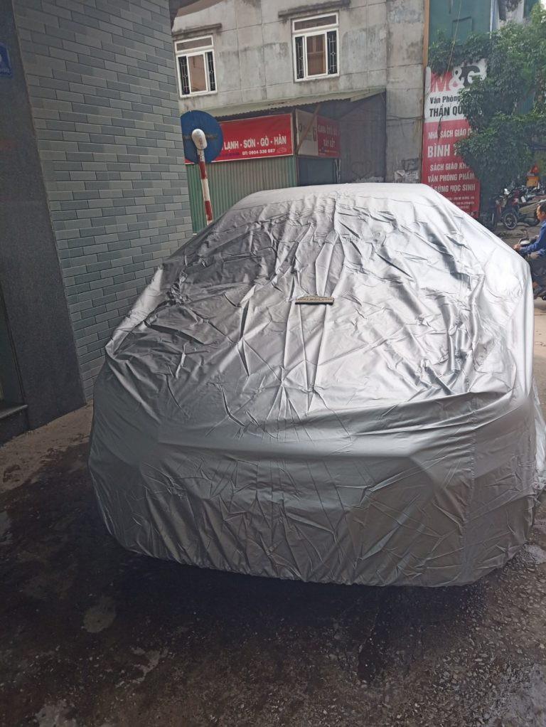 Product Introduction of Bạt phủ xe ô tô KIA MORNING, DAEWOO MATIZ vải dù tráng bạc chống mưa và nắng tốt kèm hộp đựng 1