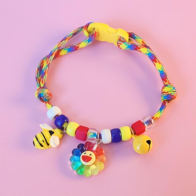 Vòng Cổ Đan Dây Cho Cún Mèo Size 18-32cm 1