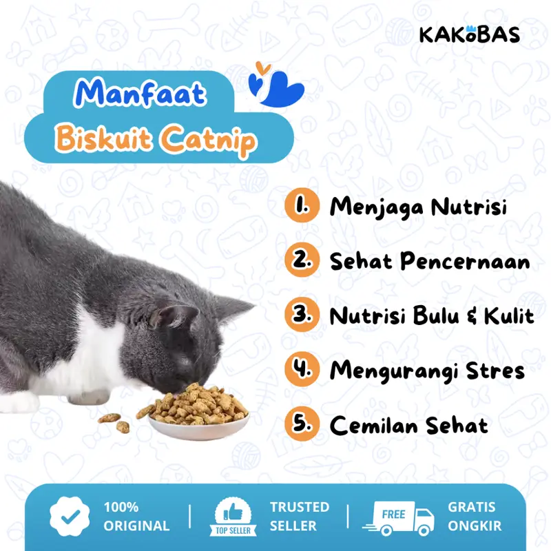 Biskuit Kucing Magic Catnip 100g - Snack Kucing magic Catnip - Cemilan Kucing 100 gram 3