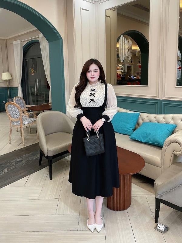 Product Introduction of Đầm dài sống nước 60-90kg L xl xxl chất ford tuyết Quỳnh như bigsize 16