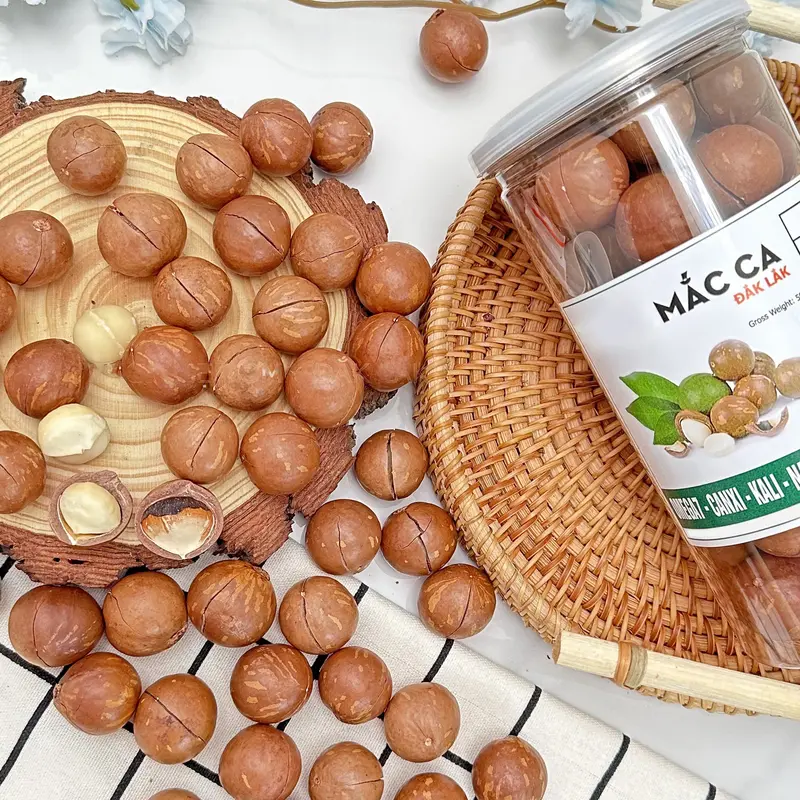 500GRAM HẠT MACCA ĐĂKLĂK SIZE TRUNG - ĐƯỜNG KÍNH 2.3CM ĐẾN 2.8CM - HẠT MACCA SẤY LẠNH TÁCH VỎ ĂN LIỀN 4