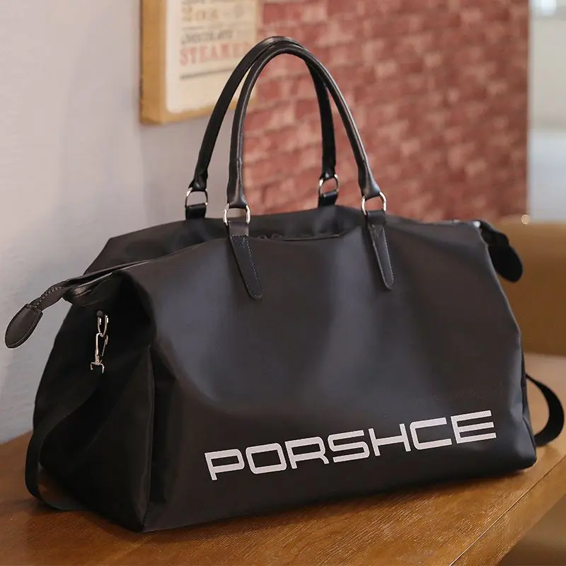 High-Profile Figure Portable Travel Bag Large Capacity Waterproof Folding Travel Bag Men and Women Luggage Storage Lightweight Fitness Bag