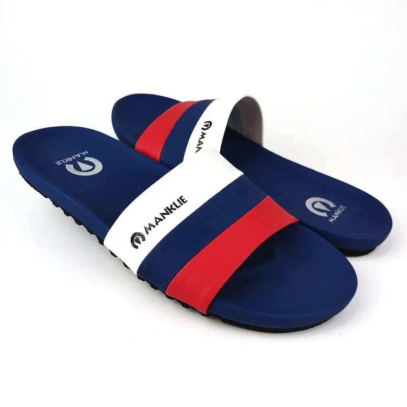 Manklie Sandal Slide Pria Kasual Slipper Distro Shoes Selop Sendal 4