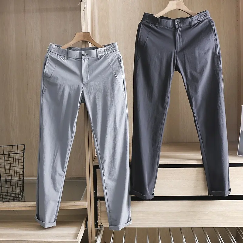 Quần đũi nam dáng dài ống suông Form Slimfit Menswear quần â