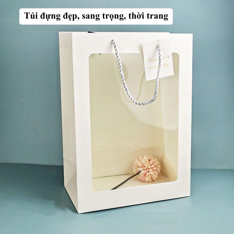 Set túi quà tặng gấu nhồi bông 3 món dễ thương, xinh xắn kèm túi xách, đèn, quà tặng cho các dịp đặc biệt GA02 7