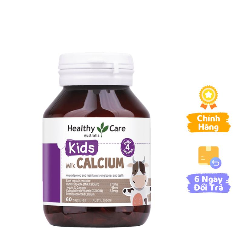 Viên uống Canxi sữa Healthy Care Kids Milk Calcium