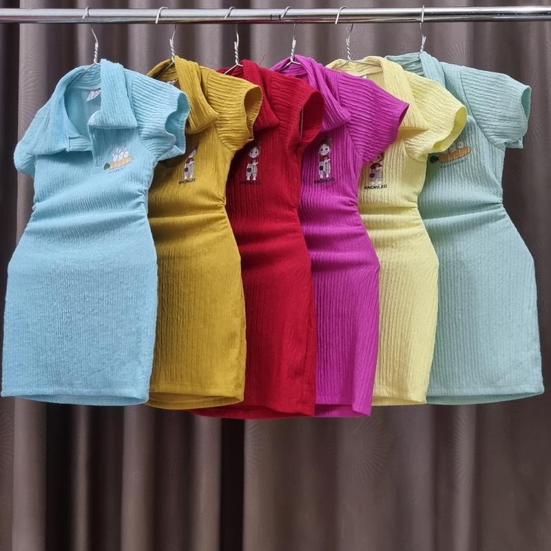 SALE!!! [8-18kg] Đầm ôm vải Xốp dành cho bé gái thoáng mát, mềm mại (D003,D004) 1
