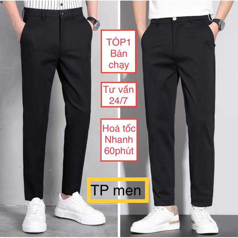Quần Tây Âu ! Quần dài tây nam TP Men ( 35kg đến 140kg ) vải 4 chiều co giãn thoải mái mặc đi làm, đi học, đi chơi 0