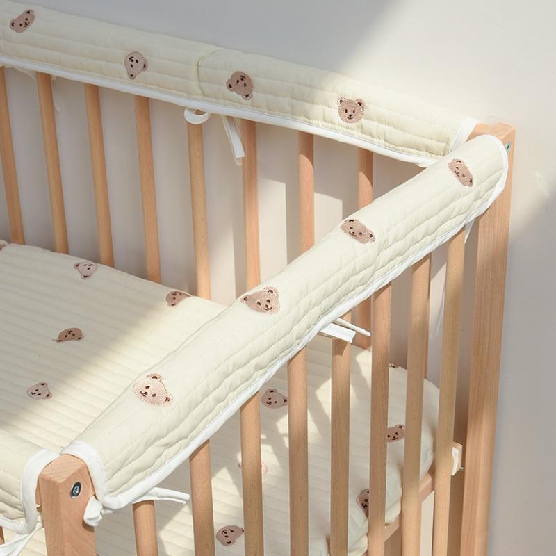 Cute Bear Print Baby Bed Rail, Soft Bed Rail Guard, Baby Safety Bed Guardrail, Bumper Edge Protection 3