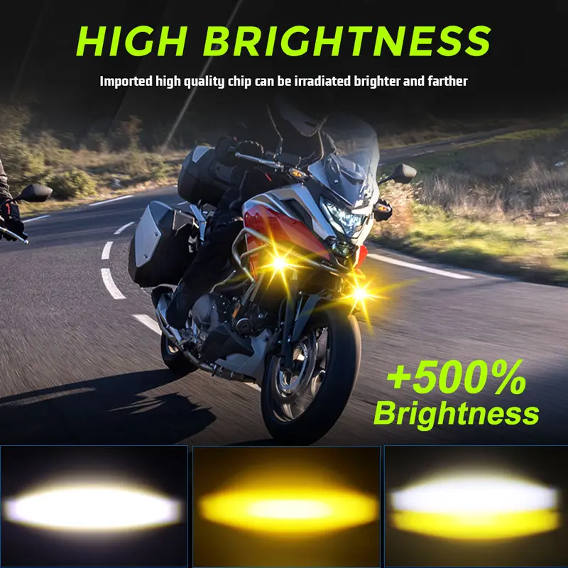 Lampu Tembak Laser Foglamp SQL 3 Mata Cahaya D3 Kuning Putih Super Terang Full Alumunium Premium 6