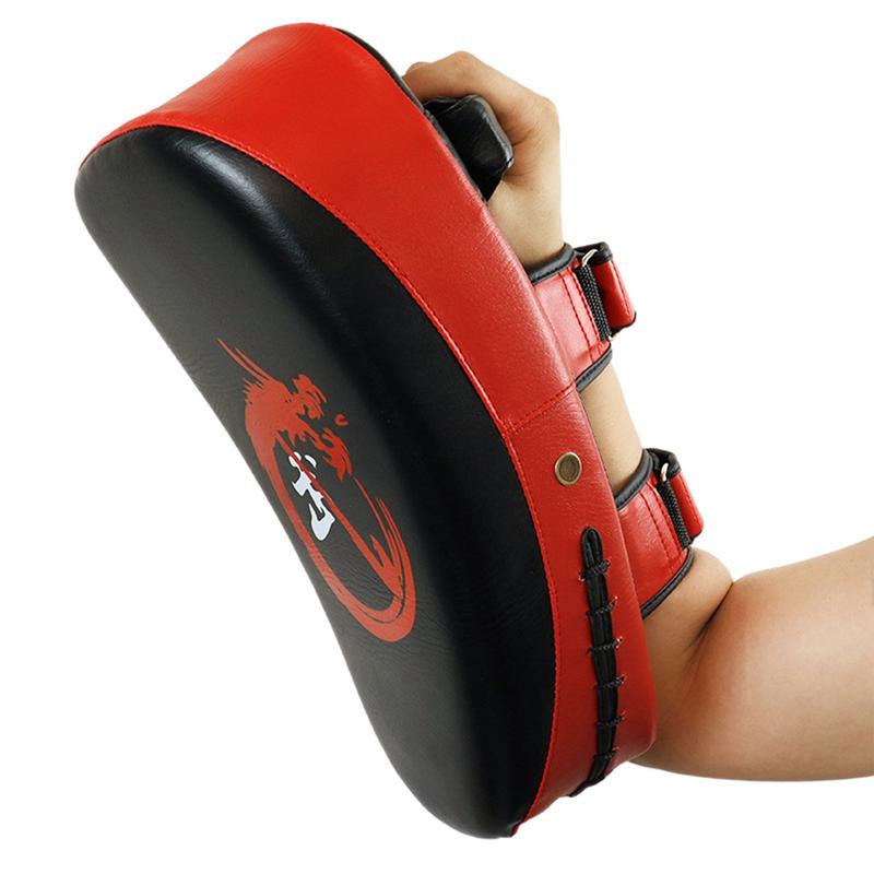 Product Introduction of 1PC Boxing Training Mitts Pad Punch Pad Protective Breathable PU Leather Punching Mitt Fight Adjustable Training Muay Thai Hand Target Wear Resistant Boxing Gloves Pad 23