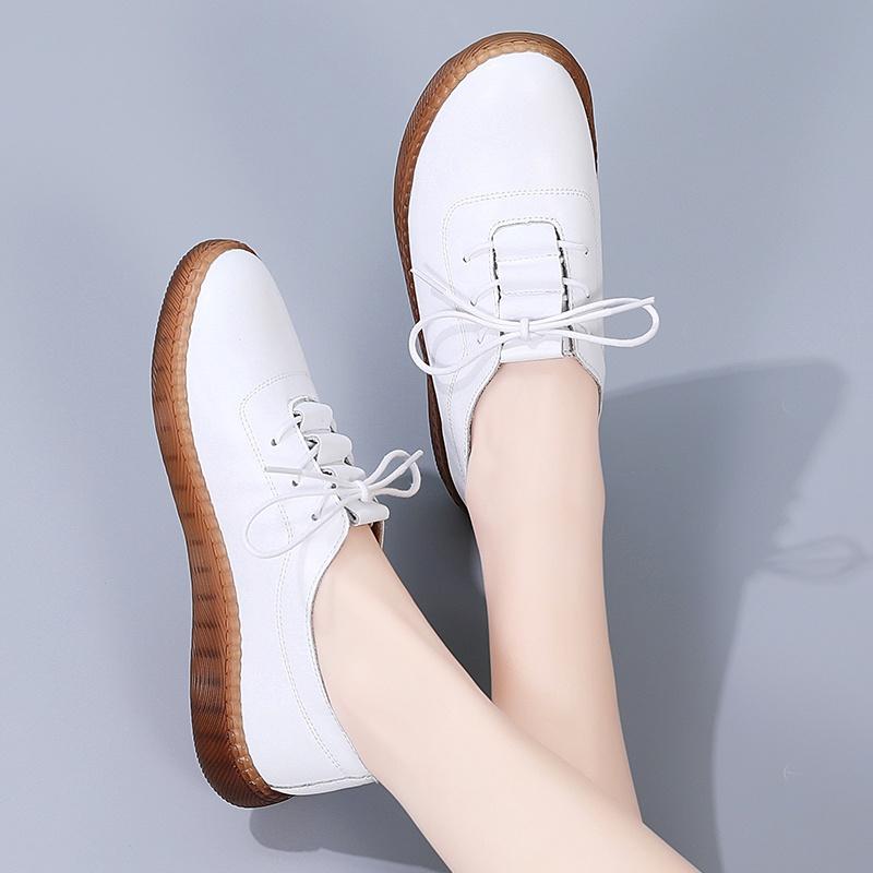 scholl women shoes Women's scholl casual leather shoes scholl ladies shoes Boat Shoes Loafers Shoes 5