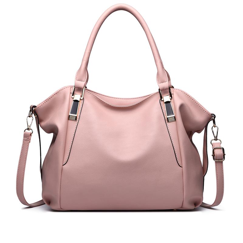 MISS LULU Soft Leather Elegant Simple Shoulder Bag 3