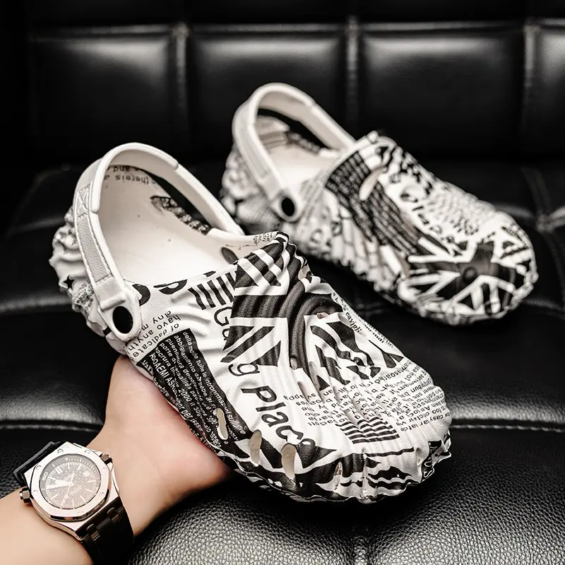 Hot Style Crocodile Slip On Clog Shoe Charm Beach High Platform Clogs Mules Personality Sports Clogs for Men Stylish