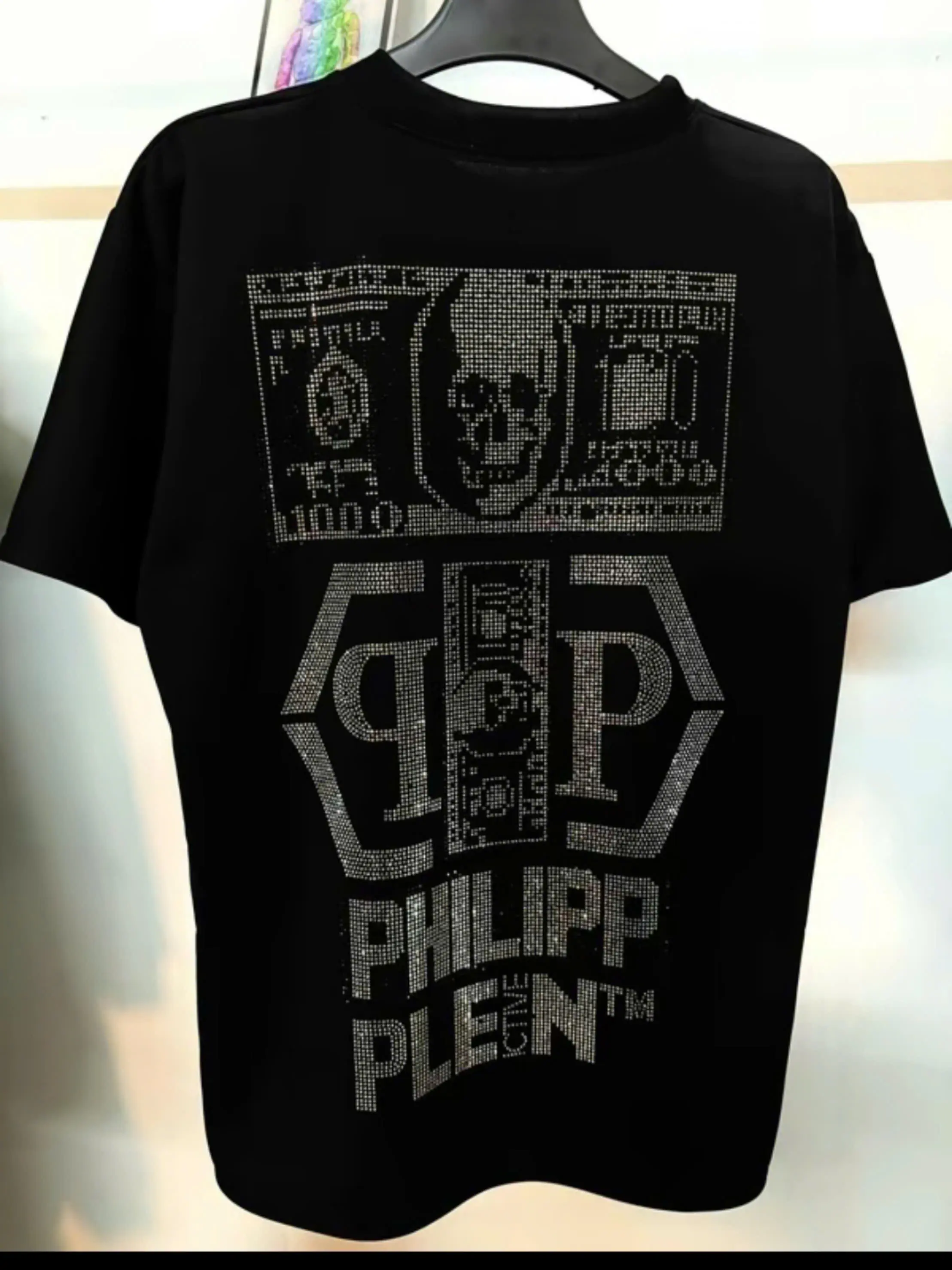Áo Thun Philip In Phun Kim Tuyến Chất Cotton Co Giãn Mềm Mịn Thấm Hút Tốt -  Màu Sắc Đa Dạng