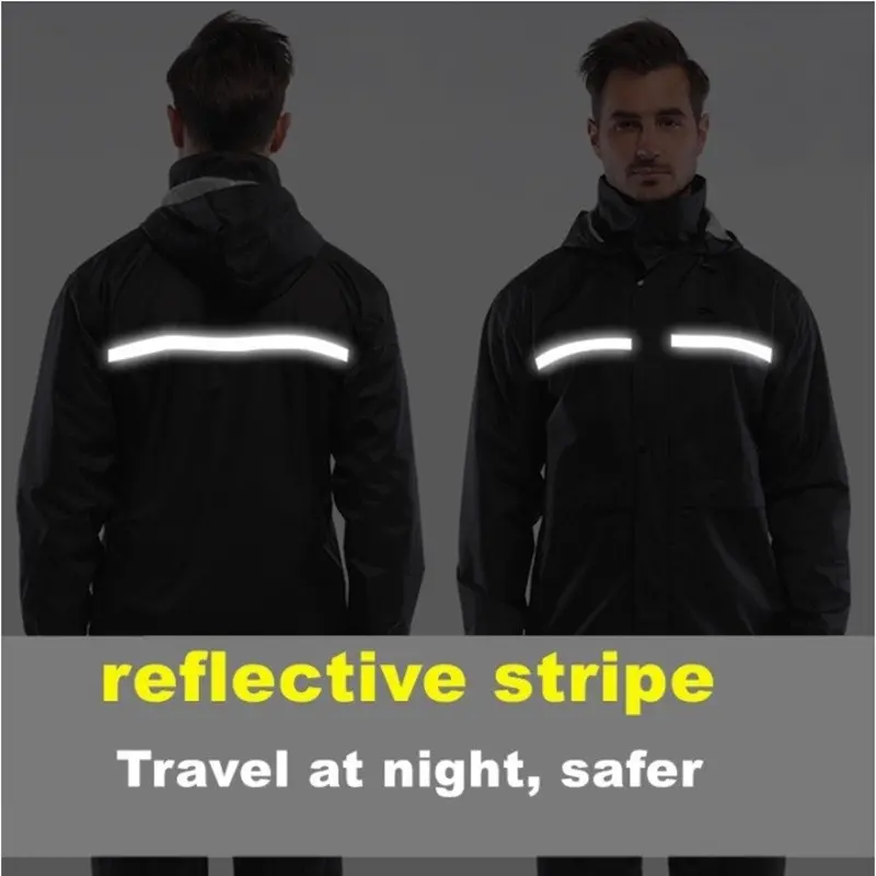 Zacro Rain Coat For Motorcycle Waterproof Motor Bicycle Outdoor Raincoat Men Motorbike Rain Suit
