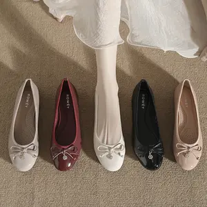 Rowey Sepatu Wanita Flat Shoes Viral Zoey Korea Karet