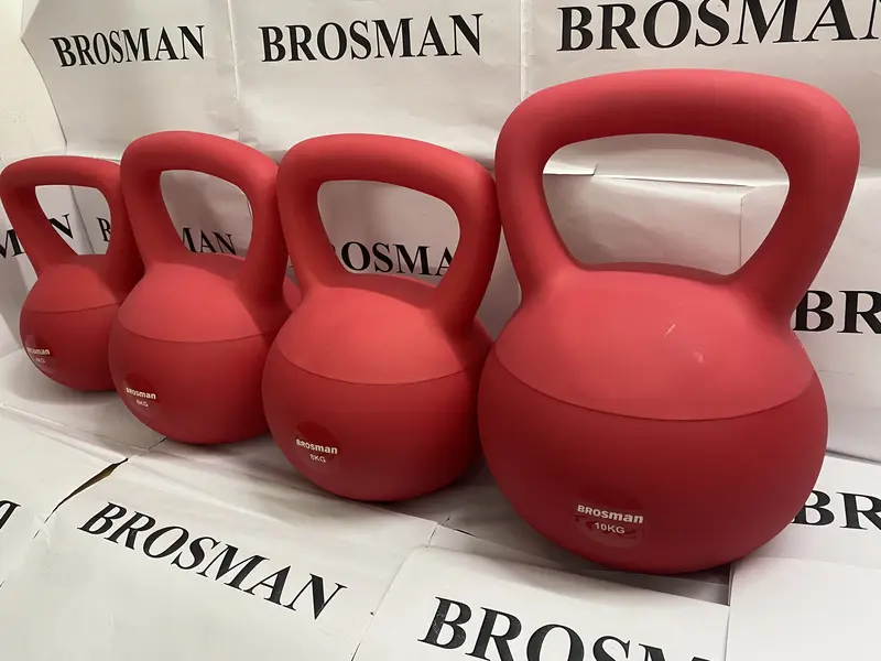 TẠ ẤM CAO SU SIÊU MỀM 4KG BROSMAN/ TẠ BÌNH VÔI MỀM 4KG BROSMAN Tập Gym 6
