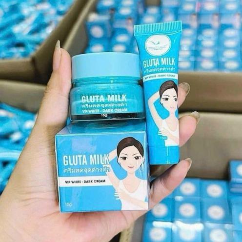 Kem Thâm Nách (MUA HŨ TẶNG TUÝP) Gluta Milk Vip White 15g Giảm Thâm Nách