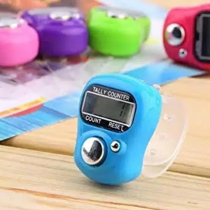 Tasbih Digital Elektronik Alat Hitung Finger Counter Electrik Elektrik Tally Tasbeh Jari 7