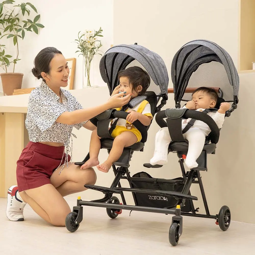 XE ĐẨY BÉ SINH ĐÔI ZARACOS NICOLAS 0266 (3 tháng - 5 tuổi)