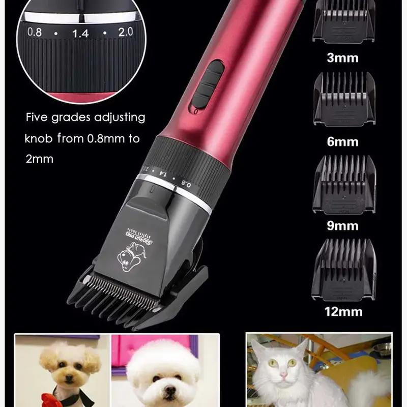 BaoRun Alat Cukur Elektrik Bulu Hewan Pet Dog Clipper - P6 4