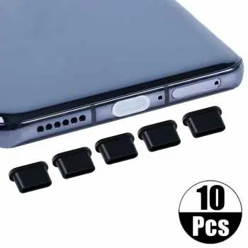 ICLOTH Dust Plug Cover Penutup Port Charger Laptop HP 10 PCS Lightning