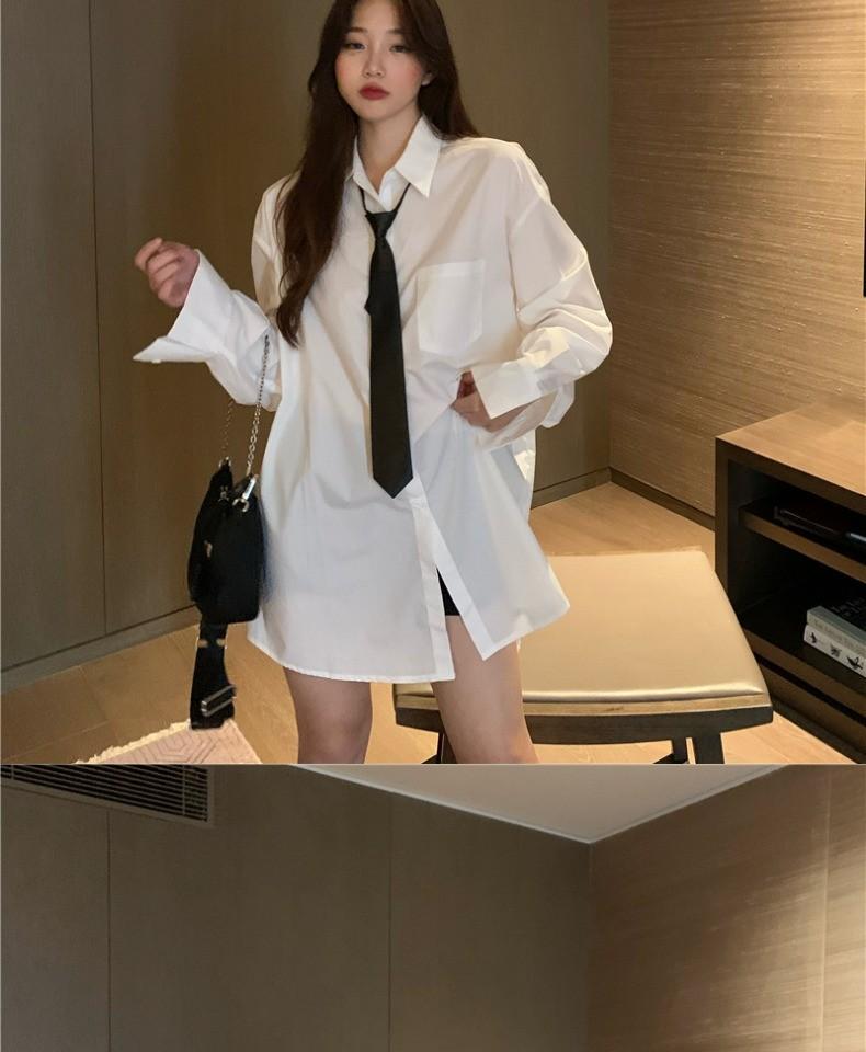 Product Introduction of T-shirt JK Uniform Shirt Skirt Dress Pleated Skirt Women's Autumn and Winter Spring and Summer Two-Piece Set Short Skirt Shirt 7