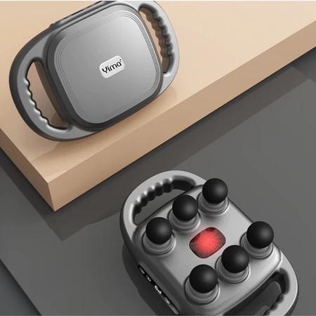 máy mát xa 6 đầu Súng Massage 6 Đầu Tần Số Cao Thư Giãn Cơ DELADEP Máy Mát Xa Diện Tích Lớn Rung Cơ Tần Số Ca 8