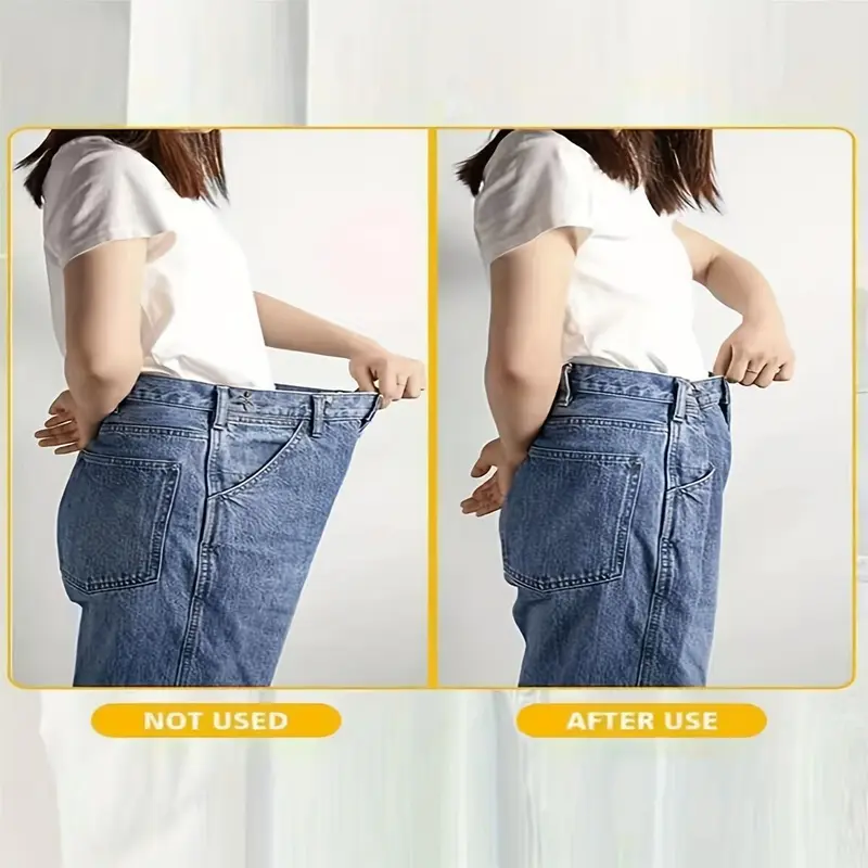 Flower Design Pant Waist Tightener, 2 Sets/4 Sets Detachable Fashion Waist Buttons Pins, No Sewing Waistband Tightener for Indoor & Outdoor 6